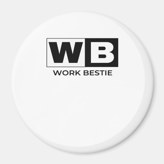 Íman Trabalho Bestie Clássico (Frente)