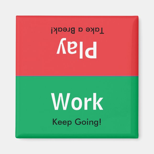 Íman Trabalho | Brincar (Frente)