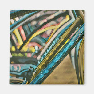 Íman Trabalho de arte Bikes