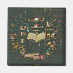 Íman Trabalho de arte de amante de livros