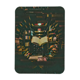 Íman Trabalho de arte de amante de livros