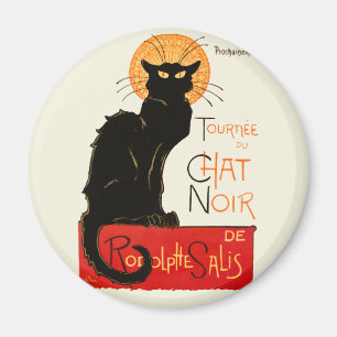 Íman Trabalho de arte de Gato Negra Steinlen