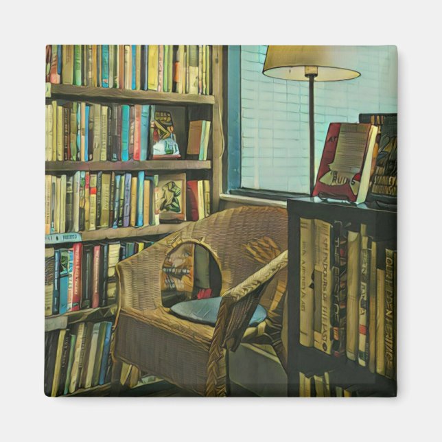 Íman Trabalho de arte de livros de Vintage (Frente)