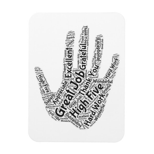 Íman Trabalho de excelente! (Vertical)