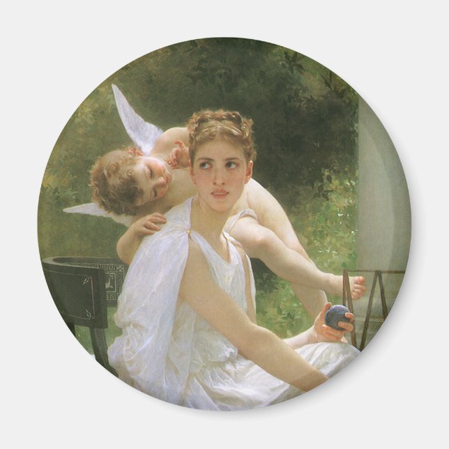 Íman Trabalho interrompido por Bouguereau, Angel Portra (Frente)