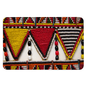 Íman Trabalho Maasai em Contas