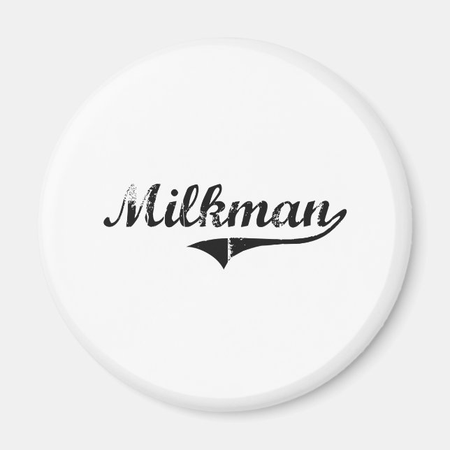 Íman Trabalho Profissional do Milkman (Frente)