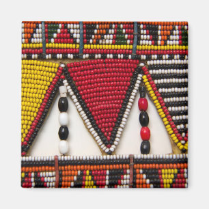 Íman Trabalho Tribal Maasai em Contas