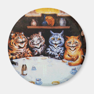 Íman Trabalhos de arte de Louis Wain do partido de