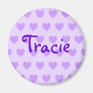 Íman Tracie no roxo