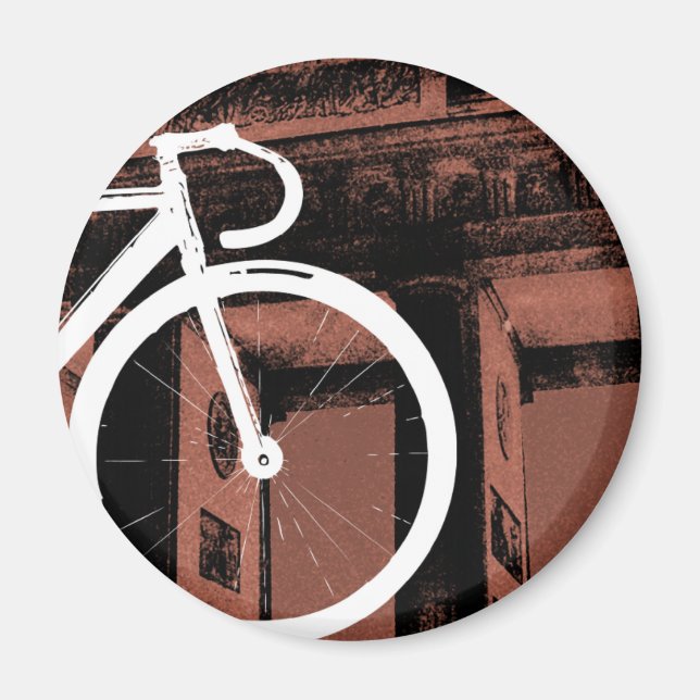 Íman Track Bike Berlin Bronze (Frente)