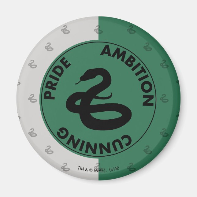 Íman Traços da Casa SLYTHERIN™ Gráfico de Harry Potter (Frente)