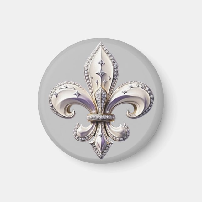 Íman Traços I Viagem Fleur De Lis Design (Frente)