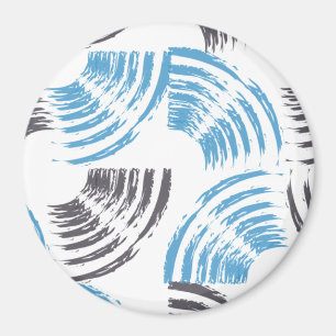 Íman Traços modernos, legal, de abstrato azul moderno