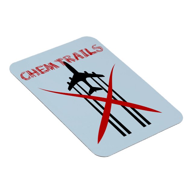 Íman Traços químicos de pulverização de aviões cruzados (Lado Direito)