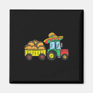 Íman Tractor de Taco Infantil Cinco De Mayo Comida Mexi