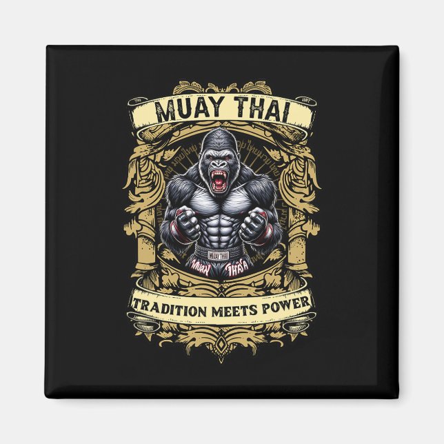 Íman Tradição Encontra Poder - Kickboxing E Muay Thai A (Frente)