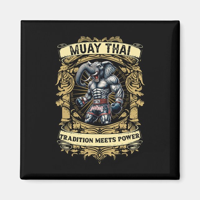 Íman Tradição Encontra Poder - Kickboxing E Muay Thai F (Frente)