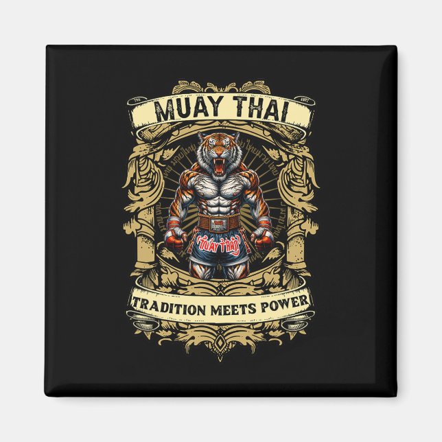 Íman Tradição Encontra Poder - Kickboxing E Muay Thai F (Frente)
