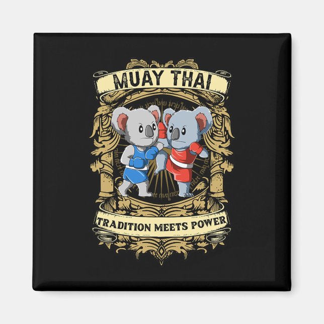 Íman Tradição Encontra Poder - Kickboxing E Muay Thai K (Frente)