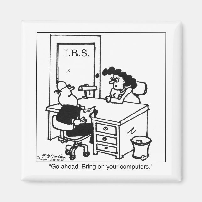 Íman Traga seus computadores IRS (Frente)