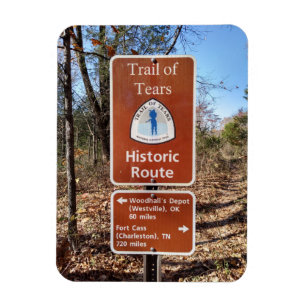 Íman Trail of Tears Marker, Pea Ridge, Missouri