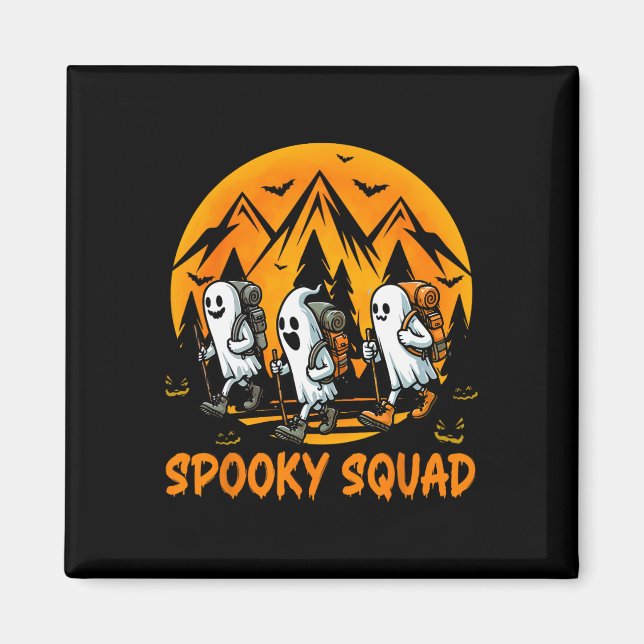 Íman Traje de Equipe Assustadora de Halloween Bicho Pap (Frente)