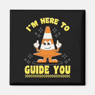 Íman Traje de Halloween de Cone Estou aqui para guiar Y