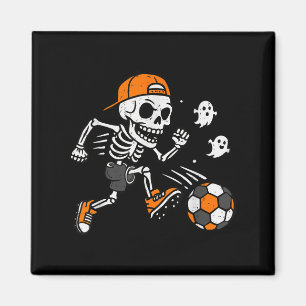 Íman Traje de Halloween de Futebol Esqueleto Camiseta p