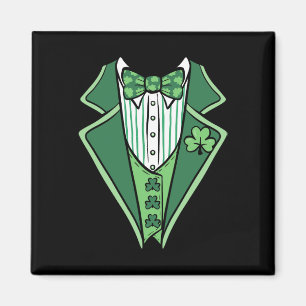 Íman Traje de Leprechaun do Dia de São Patrício Jaqueta