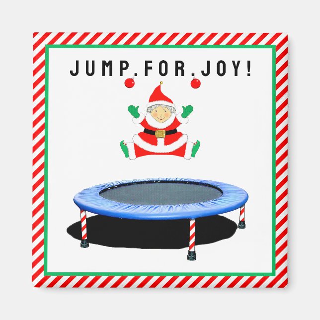 Íman Trampoline Gymnastics Stocking Stuffers (Frente)