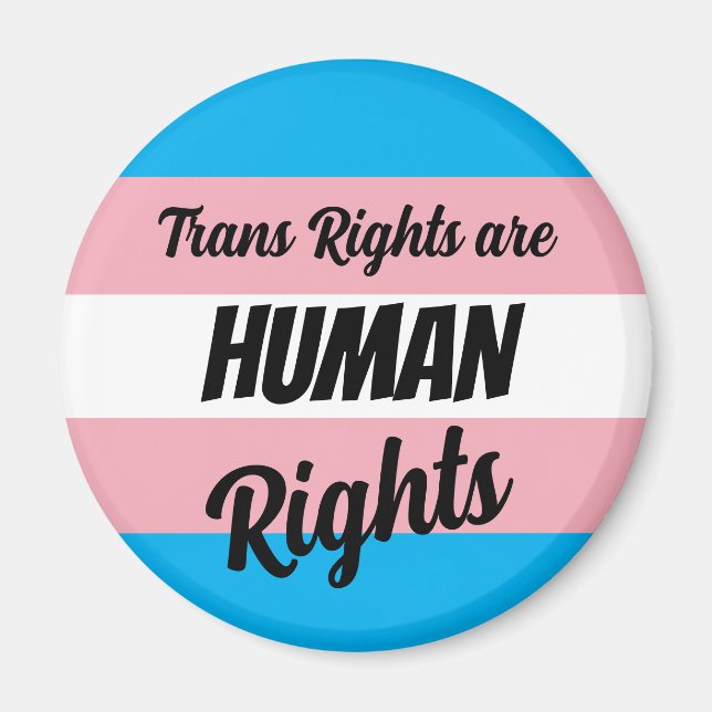 Íman Trans Rights Are Human Rights (Frente)