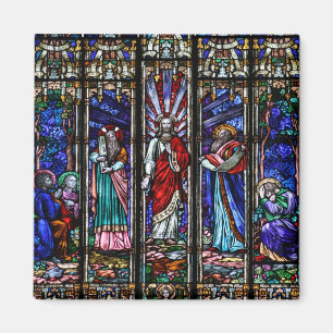 Íman Transfiguração da arte do vitral do Jesus Cristo