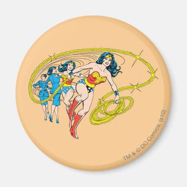 Íman Transformação da Mulher Maravilha (Frente)