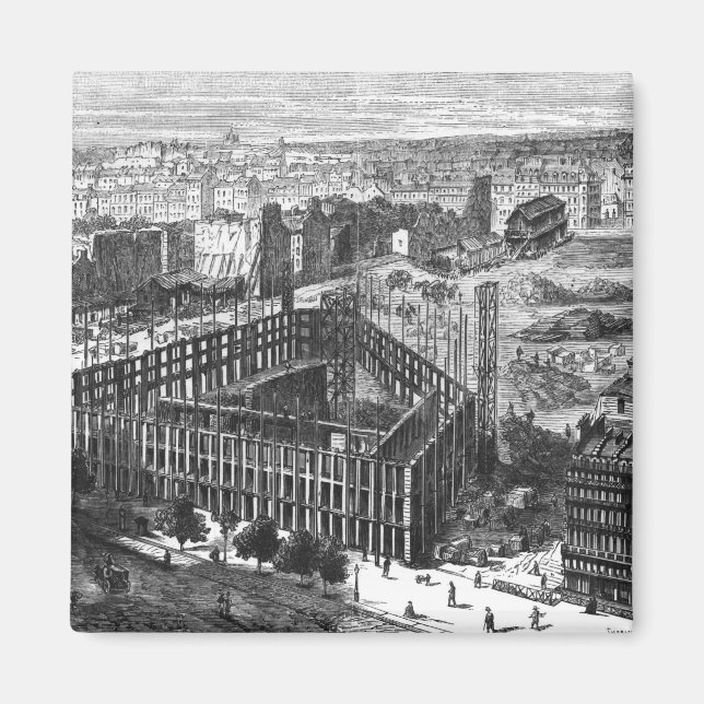 Íman Transformação de Paris: edifício em 1861 (Frente)