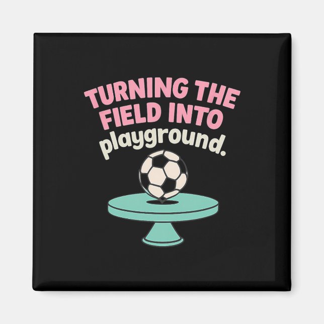 Íman Transformando o Campo no Meu Playground de Futebol (Frente)