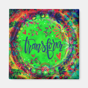Íman "Transformar'' UMA PALAVRA Inspirivity Magnet