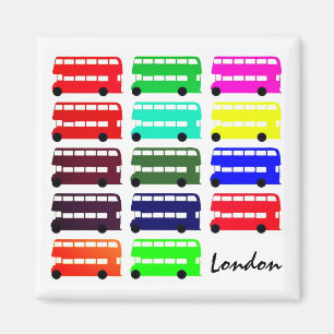 Íman Transporte de Londres & Double Decker Bus / Britâ