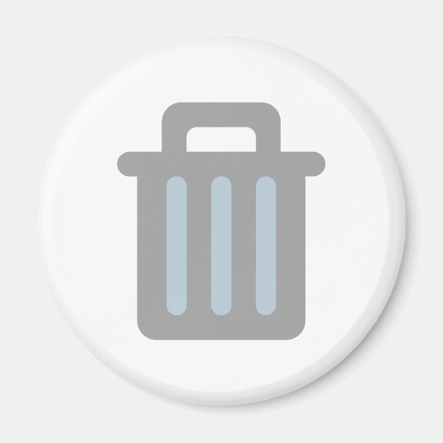 Íman Trash lata de lixo é (Frente)