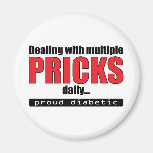 Íman Tratar os Pricks múltiplos diariamente (vermelho)