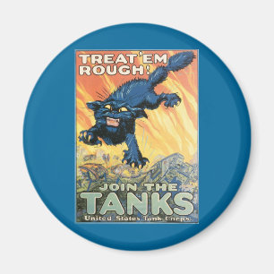 Íman Trate-os ásperos - junte-se aos tanques!