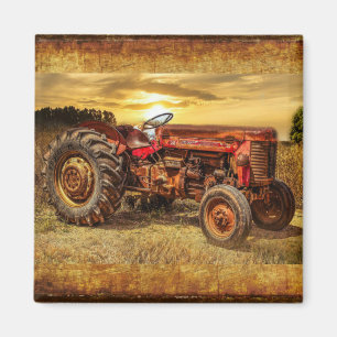 Íman Trator de Fazenda Vermelha