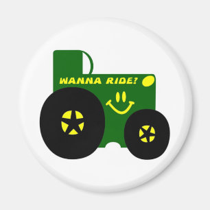 ÍMAN TRATOR VERDE GRANDE