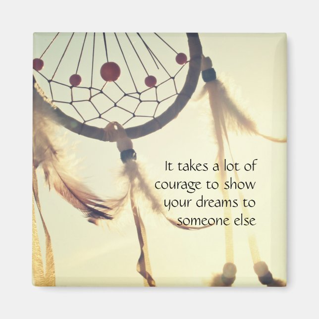 Íman Traumfänger - Es braucht viel Mut (Frente)