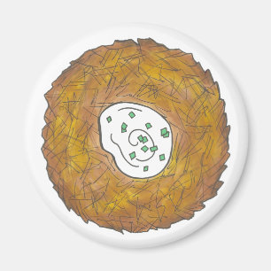 Íman Trava Batata Pancakes Deli Delicatessen Cook Chef