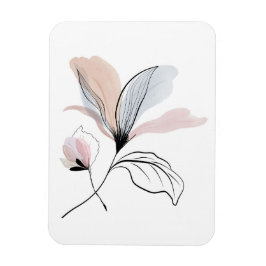 Íman Travesseiro decorativo de Flor de Aquarela