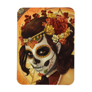 Íman Travesseiro decorativo Dia De Los Muertos