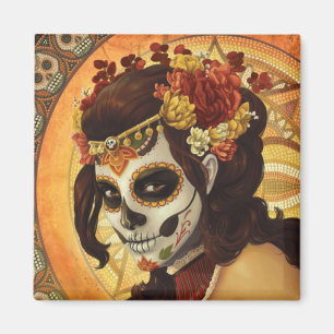 Íman Travesseiro decorativo Dia De Los Muertos