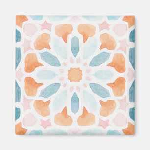 Íman travesseiro no estilo marroquino, no estilo azul e