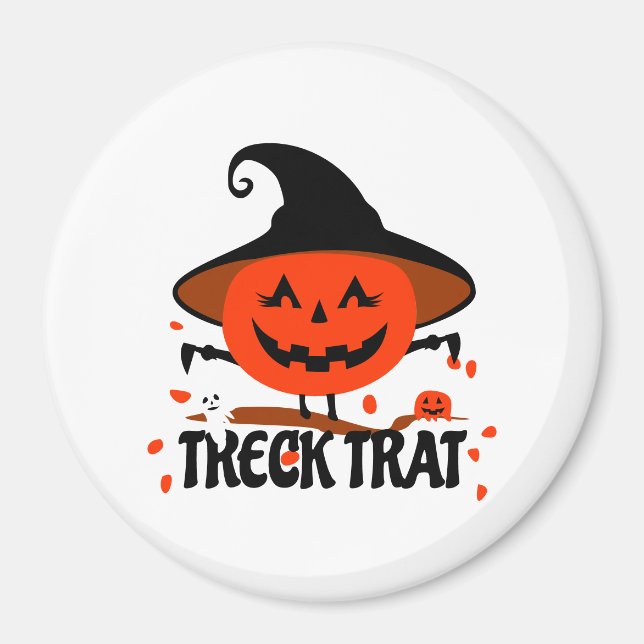 Íman Treck Trat Pumpkin sorrindo (Frente)